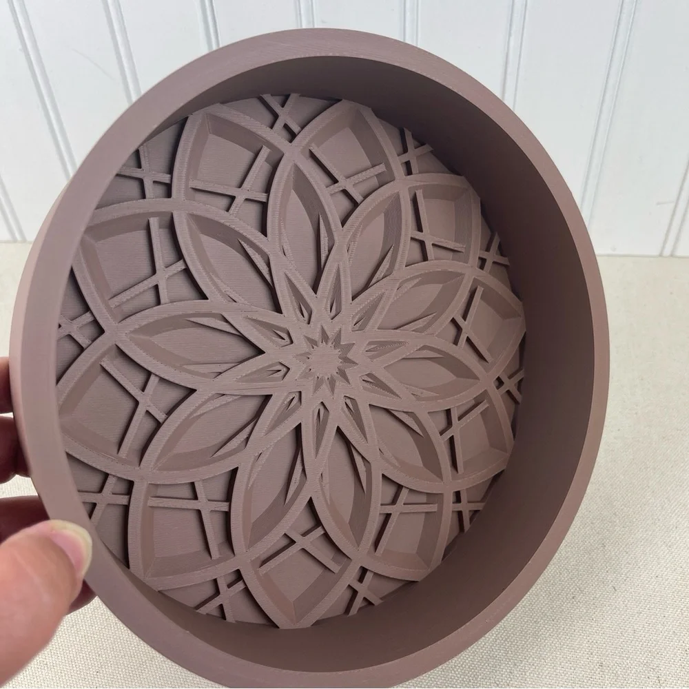 Floral Design Catch All Tray, The Kovi Catch-All Tray with Bottom